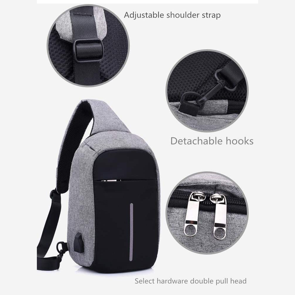 Anti-Theft Cross Bag - شنطة كروس ضد السرقة 7