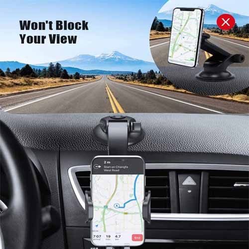 Long Arm Car Phone Holder - حامل موبايل السياره بذراع طويلة 5