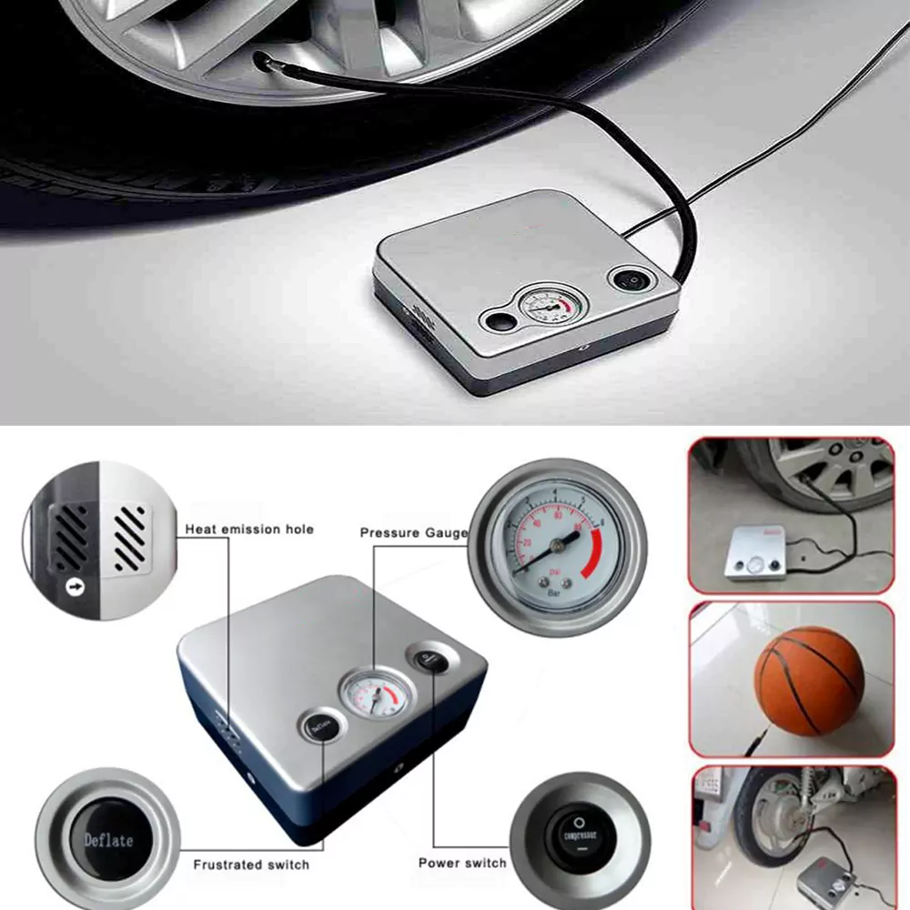 Car Tyres Air Compressor - المنفاخ العملي لإطارات السيارات8