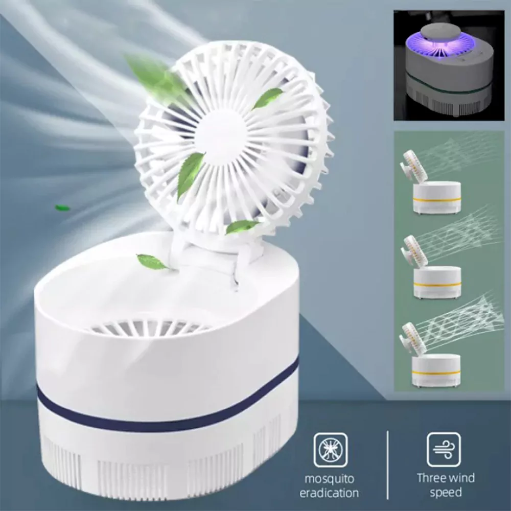 Mini Fan 2 in 1 - مروحة و صاعق ناموس 2 في 1 (7)