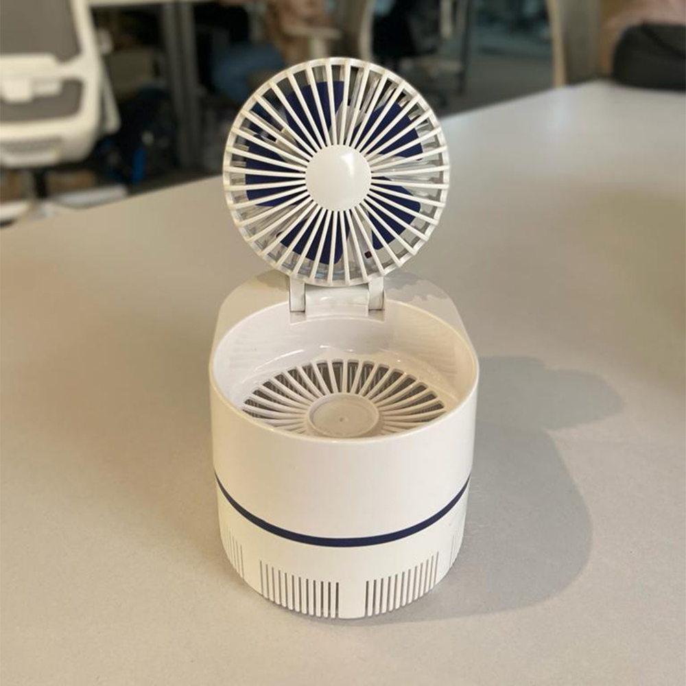Mini Fan 2 in 1 - مروحة و صاعق ناموس 2 في 1